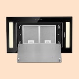 thumbnail of Klarstein Remy Deckenhaube 90 cm 619 m³/h 230W 3 Stufen  Fernbedienung Schwarz