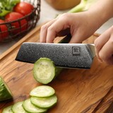 thumbnail of Zayiko Professional Series Damast Kleines Santokumesser I 16 cm Klinge I Ahornholzgriff