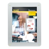 thumbnail of Securit® Porte-affiche A4 pour vitrine - Gris - Avec 4 ventouses - Double-face