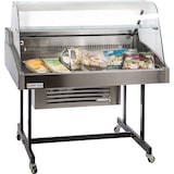 thumbnail of Mehrzweckvitrine Delicious 750 C mit gebogenem Glasaufbau