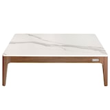 thumbnail of Angel Cerdá  Tavolino quadrato in finto vetro marmo e legno di noce 2042C