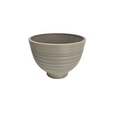 thumbnail of Vaso tondo basso largo da giardino in fibra di argilla 41x41x27 cm Hoya -  Black