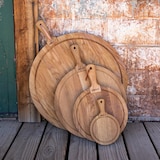 thumbnail of Boska Servierbrett rund Friends XL / Käsebrett Eiche / Durchmesser / 565 mm