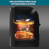 thumbnail of Friggitrice Ad Aria 12 Litri 10 In 1 Forno Aria Calda Con LED Touch Screen Senza Olio Multifunzione 1800W 6 Accessori 7 Programmi