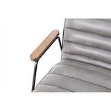 thumbnail of Fauteuil Hutch en simili cuir gris -  Autre forme Tissu Amadeus 76.00x60.00 cm
