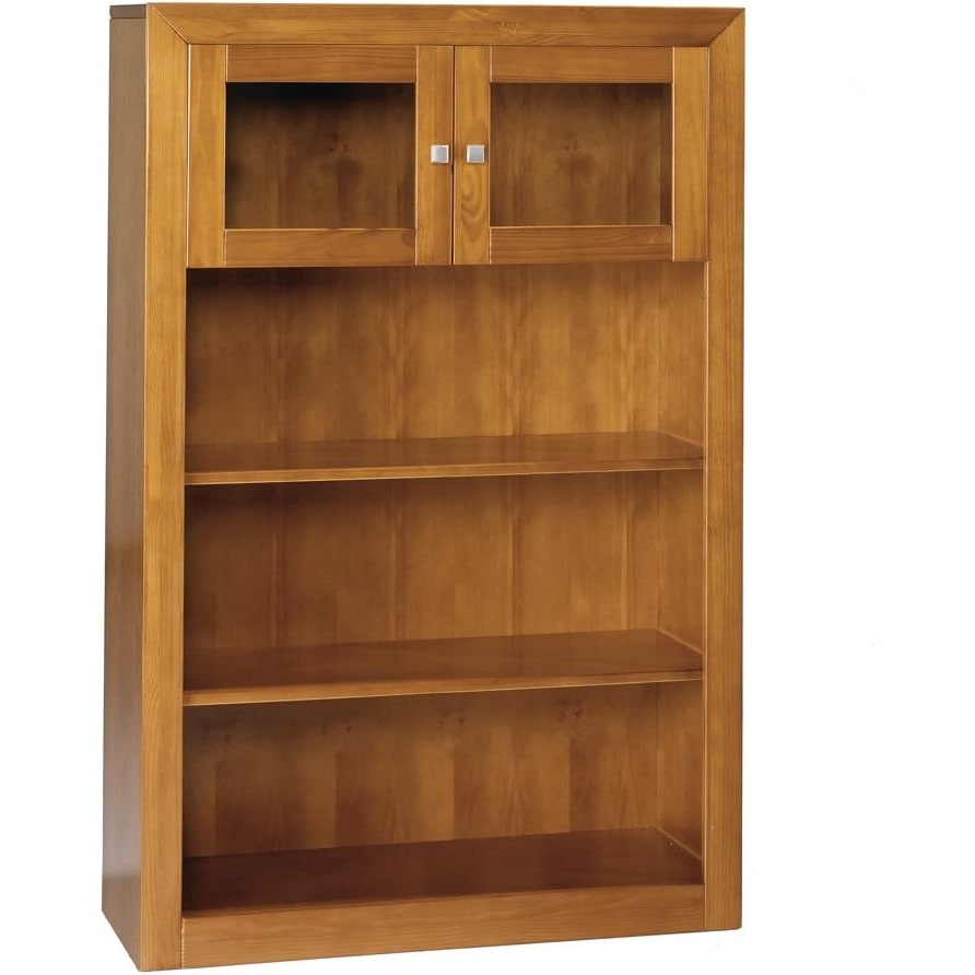 Modulo De Dos Puertas, Pino Macizo, Cerezo, 151.5 X 100 X 37 Cm, (AltoxAnchoXfondo) robusto y duradero