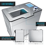 thumbnail of Arendo Brotbackautomat 550W, Brotbackmaschine, 25 Programme, glutenfreies Backen, Joghurtfunktion, 1 kg Kapazität, Direktantrieb