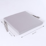 thumbnail of Cojín para sillas de jardín color piedra, Tamaño 44x44x5 cm, Repelente al agua, Desenfundable