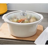 thumbnail of SWAN SF17021CNEU Retro Slow Cooker 3,5L Pentola Rimovibile in Ceramica Antiaderente senza PFOA, Crema, 200W