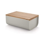 thumbnail of mattina, bg03 wg brotkasten aus grauem metall und bambus, Alessi