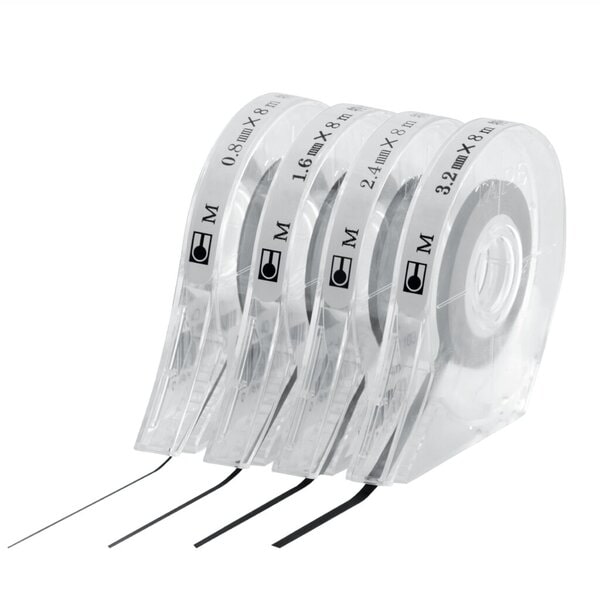 Zeichenband 0,8mm schwarz 8mx0,8 mm