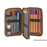 thumbnail of Greenburry Leder Stiftmappe 2teilig Federmappe Stiftetui Federtasche Vintage 1573-25 (ungefüllt)