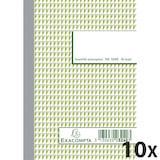 thumbnail of Exacompta - Réf. 3240E - Paquet de 10 Manifolds quadrillés 5x5 14,8x10,5cm 50 feuillets dupli autocopiants