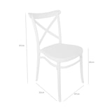 thumbnail of METRO PROFESSIONAL Chaise de restaurant empilable, plastique, blanc