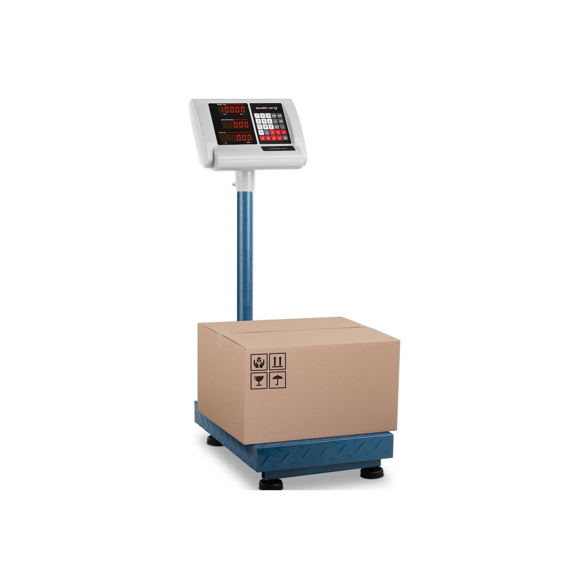 Steinberg Systems - Steinberg Balance Plateforme Professionnelle Industrielle Pèse-Colis SBS-PF-100/10B (100 kg, Précision ±10 g, Autonomie 10 H,