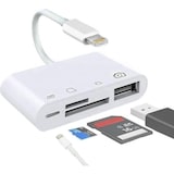 thumbnail of J Hub Lightning 4 in 1 con 1 Porta USB 3.0 + Lettore di Schede Micro SD / SD + Connettore Lightning a 8 Pin (PD) - Per iPhone/iPad di Apple