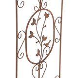 thumbnail of Décoshop26 - Juego de 2 enrejados de jardín para plantas trepadoras 122x35 cm metal marrón envejecido 10_0003825