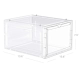 thumbnail of Helloshop26 - Caixas para sapatos conjunto de 6 organizadores com porta de armazenamento de sapatos de plástico empilhável fácil 12_0002636