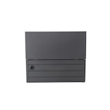 thumbnail of Tarrington House Baule da esterno, interna a LED, metallo, 133 x 61 x 67 cm, grigio