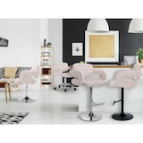 thumbnail of Barhocker Dublin Stoff beige/schwarz