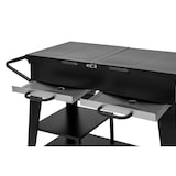thumbnail of aro Gasgrill met 6 branders, grilloppervlak 106 × 48 cm, verrijdbaar, staal, zwart