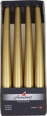 thumbnail of Spitzkerzen "Edelglanz"Gold 240/24 mm, 4 Stück
