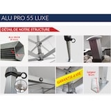 thumbnail of Tente pliante PRO 4x6m pack côtés - 6 murs - ALU 55mm/PVC 580g Norme M2 - blanc - FRANCE-BARNUMS