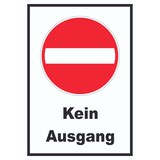 thumbnail of Kein Ausgang Schild A4 (210x297mm)