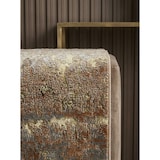 thumbnail of Teppich Hochglanz Metallic Abstrakt | 120x170cm, Florhöhe 8mm, Gesamthöhe 13mm | Gold, Champagner, Bronze | Pflegeleicht | Kadima Design