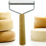 thumbnail of Draad kaassnijder - Kaasmes - Kaasschaaf - 10 cm 10 x 17 cm RVS/Hout