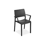 thumbnail of METRO PROFESSIONAL Sedia con braccioli impilabile Tramontana, plastica, antracite