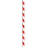 thumbnail of Jumbo Trinkhalme in gelb, rot, grün, blau gestreift - gemixt aus Papier,  Ø 8 mm / 25 cm, 150 Stück