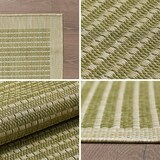 thumbnail of Teppich Balkon Unifarben Pflegeleicht Waschbar Strapazierfähig Terrasse Küche Rund Grün 160x160 cm OEKO-TEX – ORIANA von Kadima Design