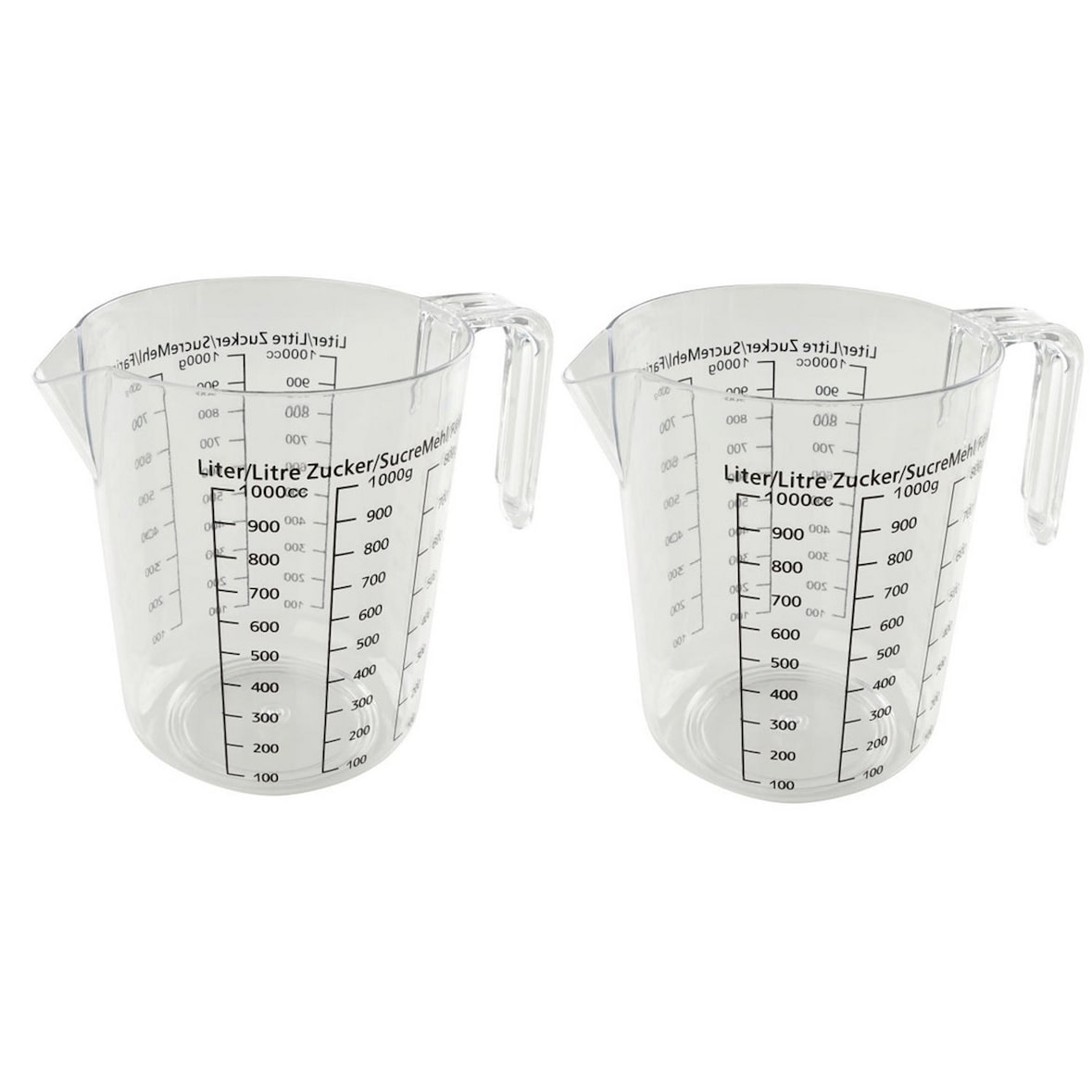 METRO PROFESSIONAL Broc gradué 1 L x 2