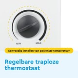 thumbnail of BRASQ Elektrische Convectorkachel - Verstelbare thermostaat - 750/1250/2000 watt - Verwarming - Wit