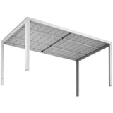 thumbnail of tectake Table de jardin BIANCA 150 x 90 cm pieds réglables en hauteur - gris/argent - 404402