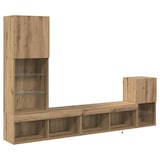 thumbnail of Helloshop26 - Unité murale TV design moderne rangement fonctionnel 80 x 30 x 30 cm en bois d'ingénierie chêne artisanal 02_0056095