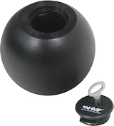 thumbnail of HMF Spardose Kugel mit Schlüssel, Sparbüchse, Durchmesser 10 cm, schwarz