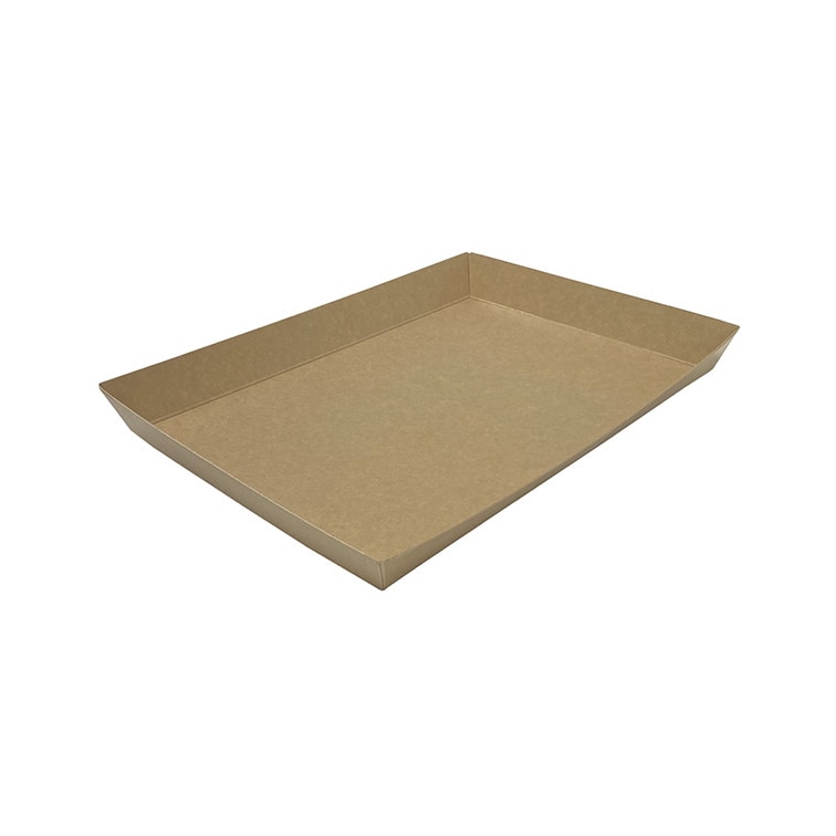 MONOUSO - Vassoio Kraft-Kaft per Scatola da asporto 39x24x3,4cm (50 Pezzi)