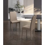 thumbnail of Anita - Sedia in ecopelle beige 2 pz