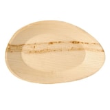 thumbnail of PAPSTAR 25 Teller, Palmblatt "pure" oval 26 cm x 17 cm x 2,5 cm