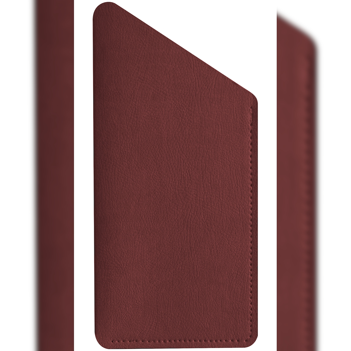 Stil Casa, Set 12 Besteckhalter für den Tisch, Polyurethan gepaart, 10,5xh. 22 cm, Farbe bordeaux.
