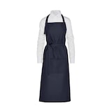 thumbnail of AMSTERDAM - Recycled Bib Apron with Pocket: One Size / Navy