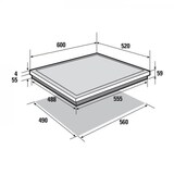 thumbnail of Table de Cuisson Induction   - 4 foyers - L60 x P51cm - SPI4664B - 7200W - Revetement verre - Noir usage non-intensif SAUTER