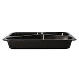 thumbnail of Starpak 50 Mikrowellenschalen, PP 3-geteilt 765 ml 3,2 cm x 22,7 cm x 17,8 cm schwarz