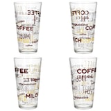 thumbnail of 48er Set CANDY Latte Macchiato Gläser mit Schrift-Dekor 380ml