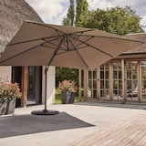 thumbnail of Ombrellone offset 3x4m in alluminio tortora