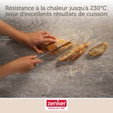 thumbnail of Moule à pain perforé 4 mini baguettes Zenker Mojave Gold
