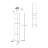 thumbnail of SARMOG COLONNA A GIORNO H199 L38 KIT in truciolare nobilitato color cemento