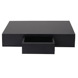 thumbnail of Wandregal Oise, Regal Hängeregal mit Schublade, 40cm ~ schwarz